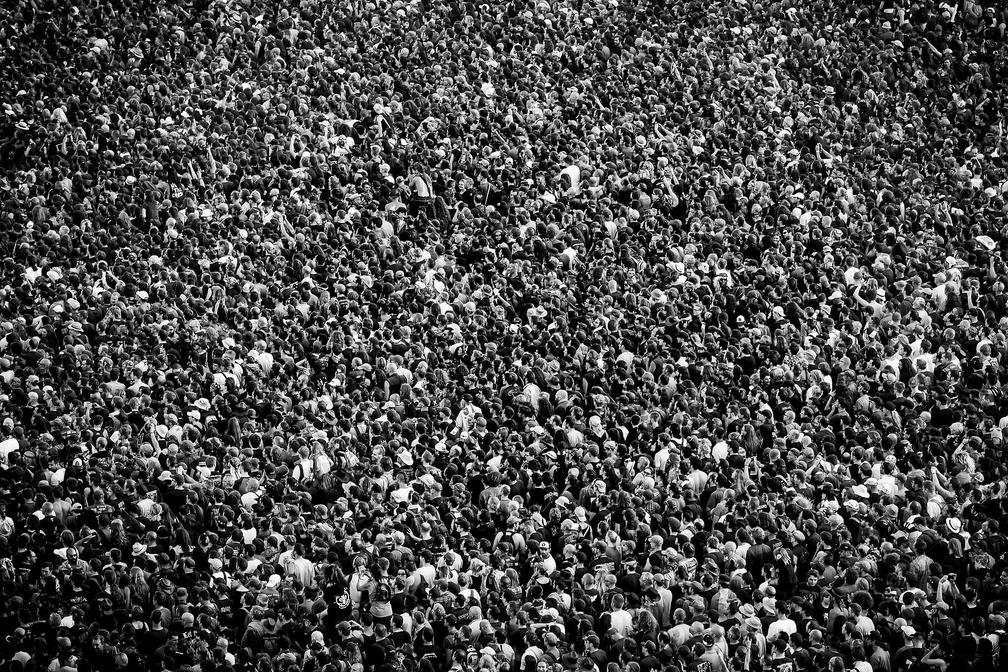 Crowd - Hellfest - Metal Festival - Clisson, France