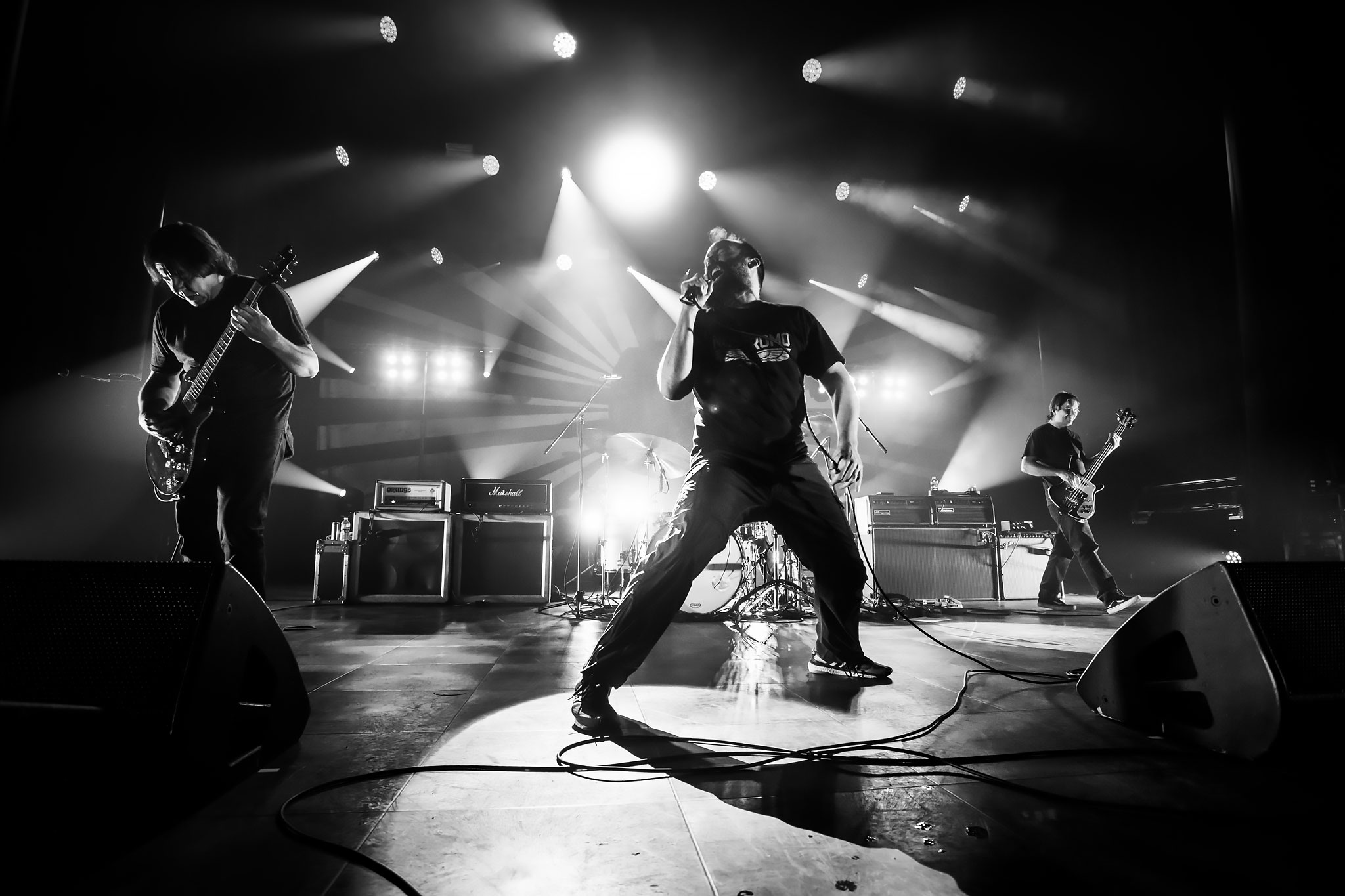 Clutch - Neil Fallon, Tim Sult, Dan Maines, Jean-Paul Gaster - Ancienne Belgique 2018